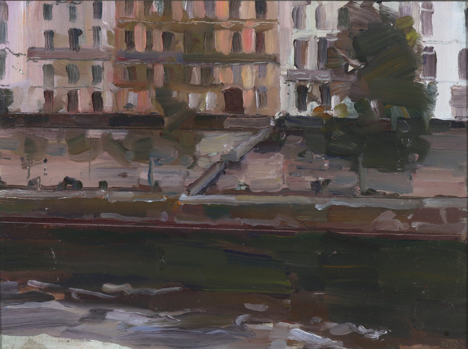 paris quai embankment seine landscape cityscape